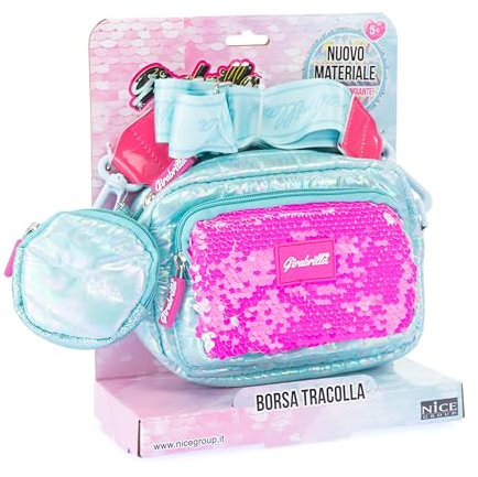 Girabrilla Borsa Pochette Puffer Tasche Clutch, Teal