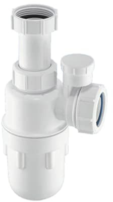Bottle Trap White 32mm, Material: Polypropylene, Trap Application: Sink & Basin, Pack of 1