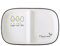 OnePine Assiette Controle de Portion Porcelaine, Assiette Divisée en 2 Regime, Assiette Compartiment Céramique pour Salade, Dessert, Nouille, Bifteck, Petit déjeuner, Longueur: 9.64 inch