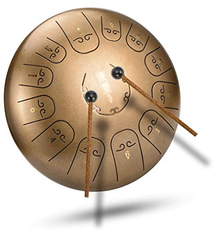 Steel Tongue Drum 12-Zoll 13-Ton Ethereal Drum Pan Drum Anfänger Musikinstrument Percussion