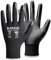 KAYGO Arbeitshandschuhe Nitril beschichtet, 12 Paar Flexibel Schutzhandschuhe mit gutem Grip für Herren Damen, ideal für Allgemeine Arbeit Bau Lager Auto Garten Montage, KG12N (Schwarz, XL, Gr 10)