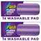 Flash Power Spray Mop Washable Microfibre Pad – 1 Pack | Reusable Cleaning Pad for All Floor Types, Ultra-Absorbent and Machine Washable - Pack of 2