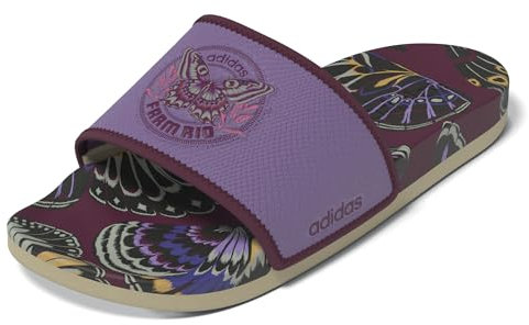 adidas Femme Adilette Comfort Slides Tongues, Warm Vanilla/Warm Vanilla/Warm Vanilla, 39 EU