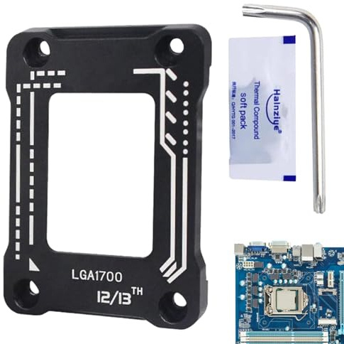 a contatto anti-piegatura, con fibbia anti-piegatura in lega di alluminio, fissa per accessori CPU di 12a e 13a generazione
