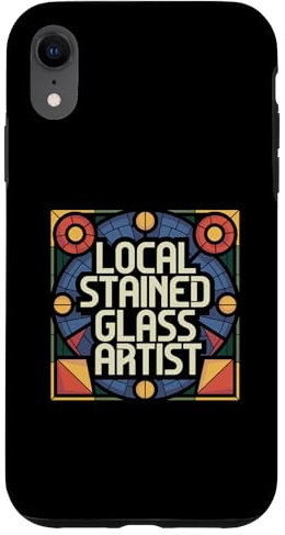 iPhone XR Funny Stained Glass Quote Case