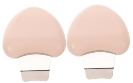 IWOWHERO 2st Mitesser-schaber Mitesser-extraktor Gesichtspeeling-tool Für Das Gesicht Für Die Nase Schwarzer Kopf Entferner Rostfreier Stahl Rosa