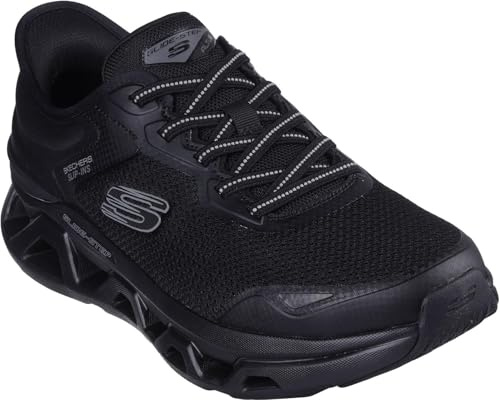 Skechers Zapatillas sin Cordones para Hombre, sin Cordones, Altus Turn out, Color Negro, Talla 7.5, Black, 41.5 EU
