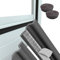 Aislante termico ventanas - burlete ventana corredera aisla del frio y evita se escape el calor - junta goma ventana aluminio - tira sellado para puertas y ventanas aislamiento acústico (8 M negro)