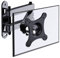 Single/Dual/Triple Monitor Stand Single Monitor Wall Mount for Most 10-27 Monitors Within 33.0 lbs, Full Motion Adjustable Wall Mount Arti(