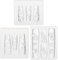 3 Pcs Silicone Nail Molds,3D Flower Nail Art Molds,Silicone Floral Carving Template,Exquisite Nails Charms for Nails Design