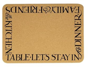 Emma Bridgewater Black Toast Large Cork Placemat