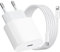 25W Cargador Carga Rapida para iPhone 14/14 Pro/14 Pro Max/13/13 Pro/13 Pro Max/12/12 Pro/12 PM/11/11 PM/iPad Air 3/2/1/iPad 5/6/7/8/Pro Cargador rápido USB C de para iPhone con Cable Lightning de 2M