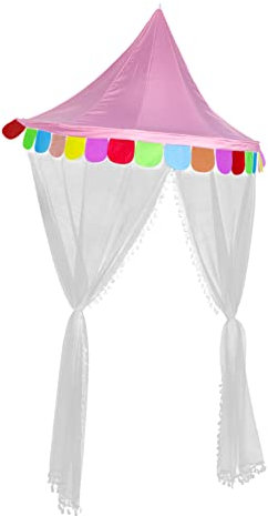 Indoor Tent for Bedroom Hanging Canopy Breathable Soft Playhouse for Reading Relaxing Play for Birthdays Holidays