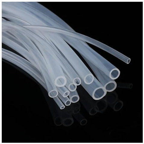 Tubo flessibile in silicone trasparente for uso alimentare da 1 m for pompa peristaltica Tubo in silicone da laboratorio(8x10 mm)