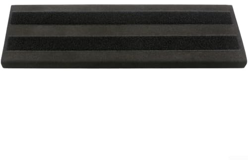 Guitar Effects Pedal Board High Density EVA Material Sturdy Pedalboard with Side Straps for Live Stage 50x15x4cm