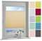 ourdeco® Plissee / 100 x 150 cm (Breite x Höhe) Beige/lichtdurchlässig, Blickdicht/verspannt/zum Klemmen und Montage ohne Bohren
