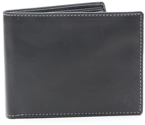 Esquire Wallet 29930800 Black 00 12,5 x 9,5 cm Hombre