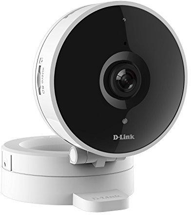 D-Link Dcs-8010Lh - Cámara De Vigilancia/Seguridad Wifi Con Acceso Desde Móviles, Visión 120°, Compatible Amazon Alexa Y Google Home, Grabación En La Nube Y En El Móvil, Hd 720P, MicroSD