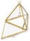 Hipiwe Schmuck-Ringhalter, Pyramiden-Ringhalter, geometrisches Glas, Ringschatulle, Hochzeitsringträger, Geschenk-Box, zum Aufhängen, Prisma-Ring-Ständer, Präsentationsbox
