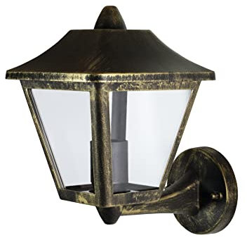 LEDVANCE LED Wand- und Deckenleuchte, Leuchte für Außenanwendungen, Sockel E27, Endura Classic Trad Up