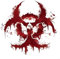 Aufkleber Biohazard rot Blut Zombie Apokalypse Sticker Auto Laptop PC 11x11cm