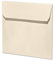 ARTOZ 10x quadratische Briefumschläge chamois (Creme) 100 g/m² - 16 x 16 cm - Kuvert ohne Fenster - Umschläge mit Haftklebung