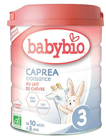 Babybio caprea 3 croissance lait de chèvre 3ème âge 800g
