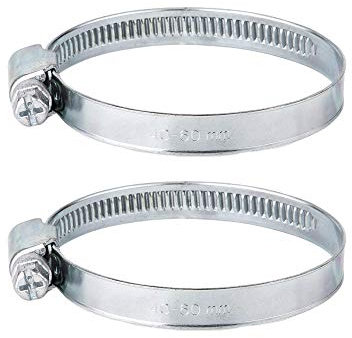 Lot de 2 colliers de serrage réglables Ø 40-60 mm