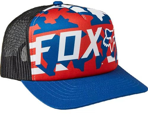 Fox Red White And True Sb Hat Royal Blue