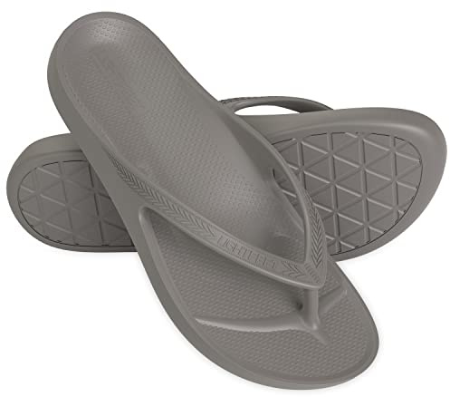 LightFeet Arch Support Flip Flops – Australian Podiatrists Designed FlipFlops for Women & Men Prevent Tired Aching Legs | Unisex Orthotic Plantar Fasciitis Flip Flops Made From Recycled Materials