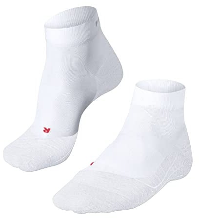 FALKE Herren Laufsocken RU4 Endurance Short M SSO Baumwolle Funktionsmaterial antiblasen 1 Paar, Weiß (White 2000), 42-43