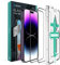 Deppa |2 Stück| für iPhone 14 Pro (6.1') Schutzfolie mit Schablone | 9H Stoßfest | Vollständige Abdeckung | Blasenfreie, einfache Installation| Ultra-Klar