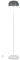 COSTWAY 146cm Stehlampe Stehleuchte mit Fußschalter, E27-Glühlampensockel und Lampenschirm, Leselampe für Wohnzimmer, Arbeitszimmer, Schlafzimmer