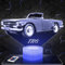 Nachttischlampe - Touch-Nachtlicht Auto TR6 3D-LED-Lampe Illusion, Geschenkidee Weihnachten Geburtstag Junge und Mädchen Nachttischlampe Kinder- oder Erwachsenenzimmer