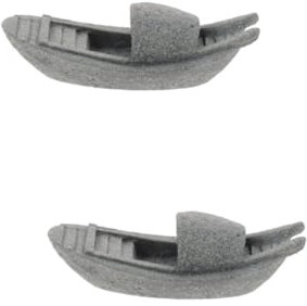 minkissy 2pcs Fish Tank Ornament Large Boat Decor Underwater Boat Ornament Aquarium Supplies