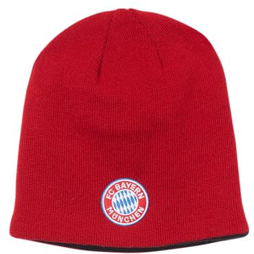 FC Bayern München Wendemütze I Strickmütze I Kinder I Rot/Schwarz