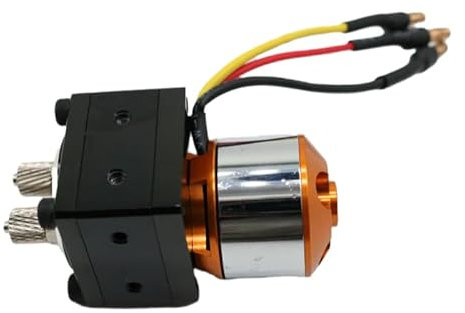 Mini Pompe à Huile hydraulique en Alliage avec Moteur sans balais, for Pelle RC 1/12 1/14, Bulldozer, remorque, Voiture, Camion, pièces (Color : Hydraulic Oil Pump, Size : 1)