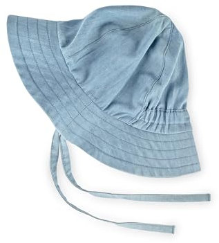 Sigikid Baby Mädchen Denim Hut Sommerhut mit Bindebändchen Bio Baumwolle
