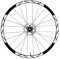 Aufkleber Felgen MTB 26 - 27,5 - 28-29 Zoll Rad MTB Bike Sticker Felgen MTB Racing Felgen COD. B0012 (26 Zoll, Mattweiß)