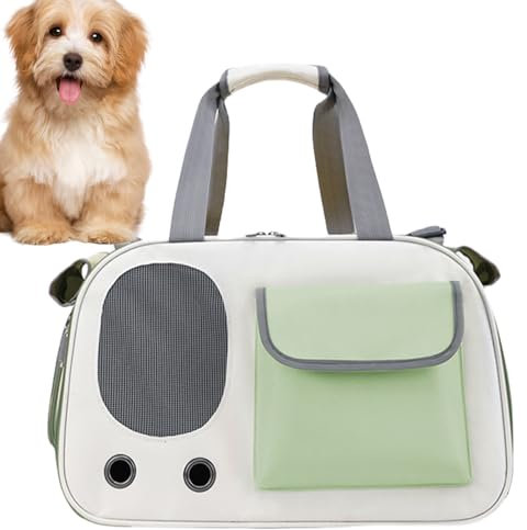 demaxiyad Tragetasche für Haustiere, Reisetasche für Hunde, Tragbare Tragetasche für Haustiere, Tragbare, Faltbare Haustiertasche, Tragetasche für Katzen, Welpen und Kleintiere, mittlere Größe