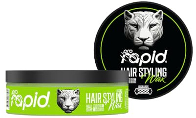 Pro Rapid Hair Styling Wax Los Cabos 150ml – Matte Look, Ultra Strong Hold, Edge Control, Keratin Enriched Hair Wax for Men