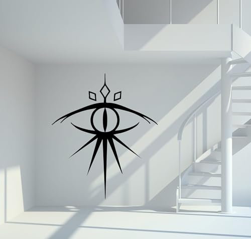 Wandtattoo Herr der Ringe Saurons Symbol Größe M - ca. 50cm x 42cm