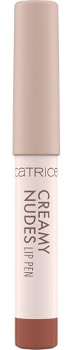 Catrice Creamy Nudes Lip Pen, Lippenkonturstift, Nr. 010, Braun, mit Vitaminen, pflegend, mit Ölen, matt, vegan, ohne Parabene, ohne Mikroplastikpartikel, Nanopartikel frei, 1er Pack (1.2g)
