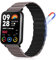 MiRowy Correa para Xiaomi Smart Band 9 Pro/Xiaomi Smart Band 8 Pro/Xiaomi Redmi Watch 4, Magnética Silicona Muñequeras de Repuesto para Xiaomi Mi Band 9 Pro/Mi Band 8 Pro/Redmi Watch 4, Caffè Nero