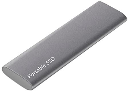 8TB External SSD Hard Drive Portable SSD Hard Drive 1TB 2TB 4TB External Hard Drive 1TB HDD for Laptop with Type C USB 3.1 (Color : Grey, Size : 1TB)
