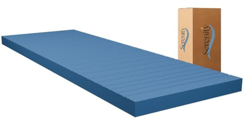 Serenity Serene Top+ Topper Bett – 7 cm Profiled 7-Zone Matratzenauflage | PrestigeAdapt Komfortschaum | Ultimative Gelassenheit | Smooth Foam (80x200)