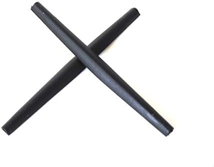 Galaxy Earsocks Compatible Replacement For Oakley Whisker,Wiretap,O-E Wire,Squared Wire Black Color, Black, Regular