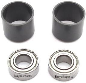 Easybikeparts DMR Pedal Service Kit Kompatibel mit DMR Vault, V11, V12, Versa Pedalen - Inklusive Buchsen und Lager