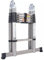 Thickened Telescopic Ladder Extendable Stainless Steel Step Ladder Folding Extension Ladders A-Frame Ladder, More Sturdy and Durable than Aluminum Ladder 3.8m/12.5ft(6.2FT+6.2FT)