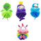 minkissy 4stücke Teiliges Cartoon-badekugeln Aus Pe-material Sichere Langlebige Duschball Und Körperpflegewerkzeuge Für Junge Mädchen Mit Attraktiven Tiermotiven Und Hängendem Design